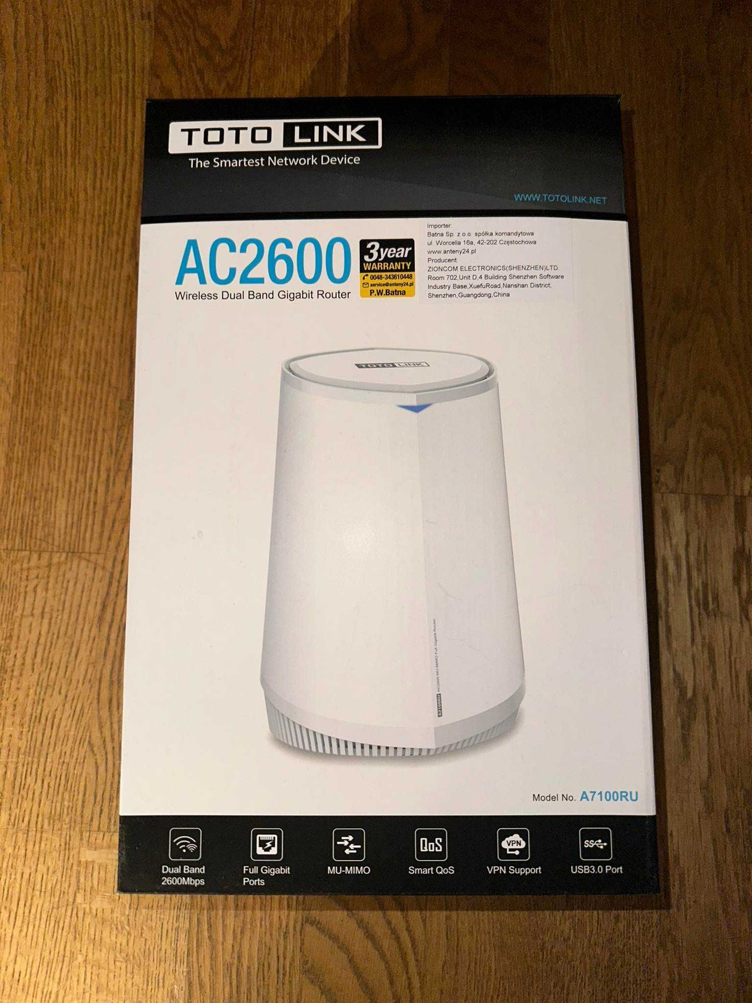 Router Totolink A7100RU AC2600