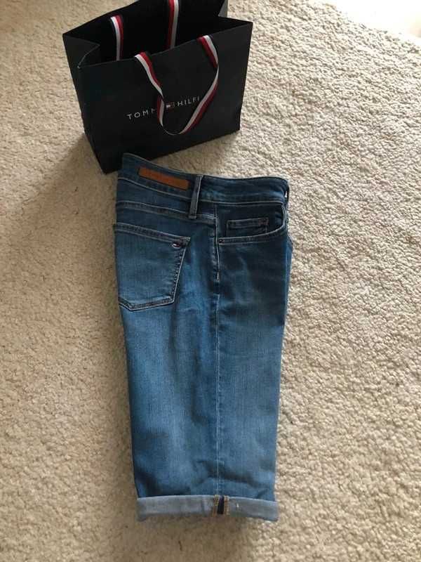 Tommy Hilfiger damskie spodenki/szorty jeans 26/XS