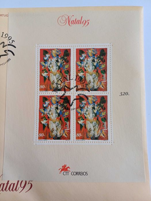Portugal – FDC Bloco Natal 1995, com Portugal