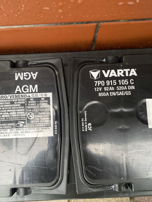 Oryginalny akumulator Varta Audi 92 ah jak nowy
