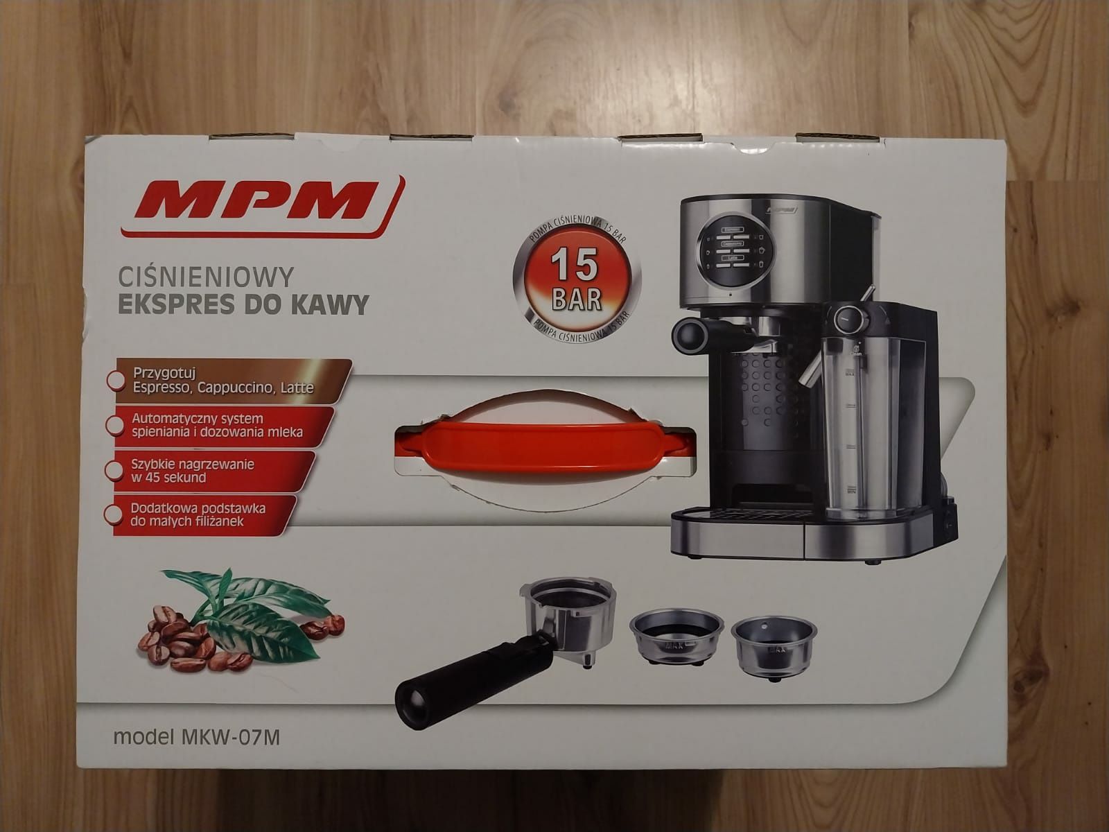 Nowy Ekspres do kawy ciśnieniowy MPM