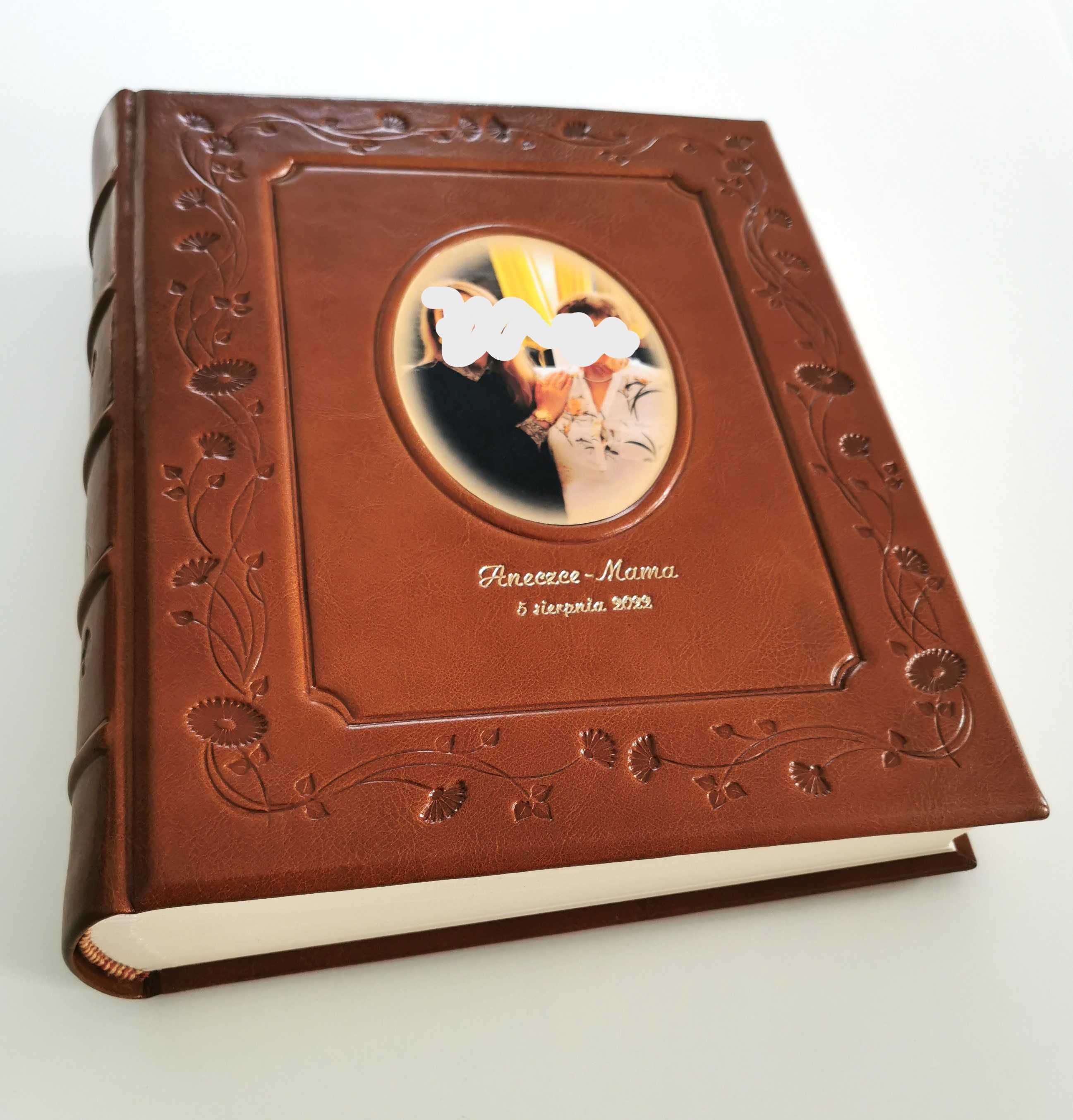 Skórzany album na zdjęcia, albumy ślubne, na urodziny, album komunijny