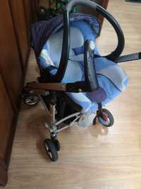 Conjunto carrinho loola bebê com base de assento de carro