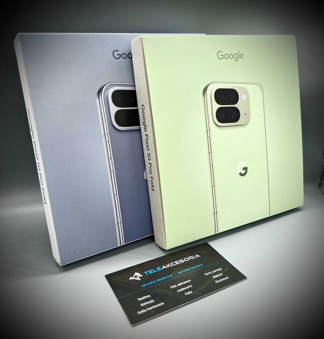 GOOGLE Pixel 10 Pro Fold |256gb | NOWE | Jade/Moonstone |Teleakcesoria