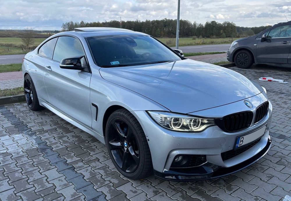 BMW F32 428xi M-pakiet Adaptive LED Head UP ORI LAKIER Szyberdach Navi