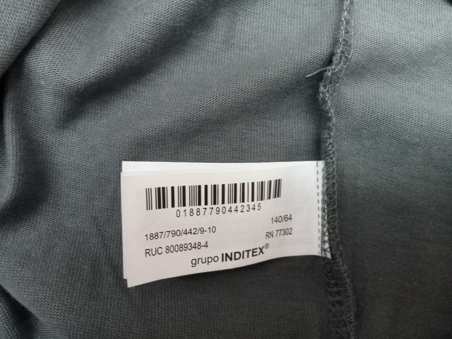 T-shirt manga comprida 9/10 anos