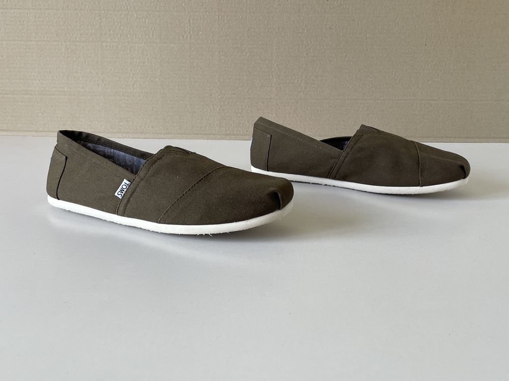 Toms мокасини еспадрильї р. 44 оригінал хакі