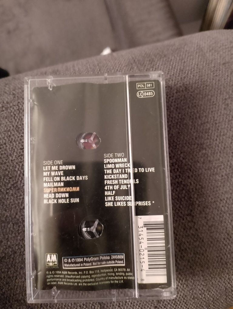 Soundgarden kaseta Audio