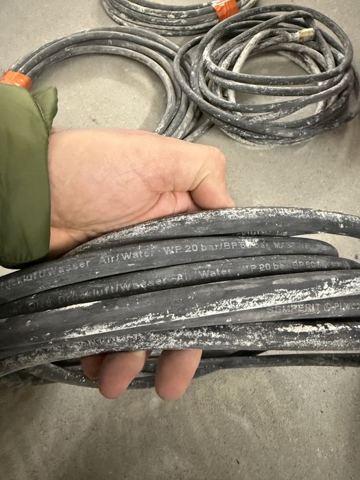 Wąż gumowy do sprężarki sprężonego powietrza 20 bar max. 10 m