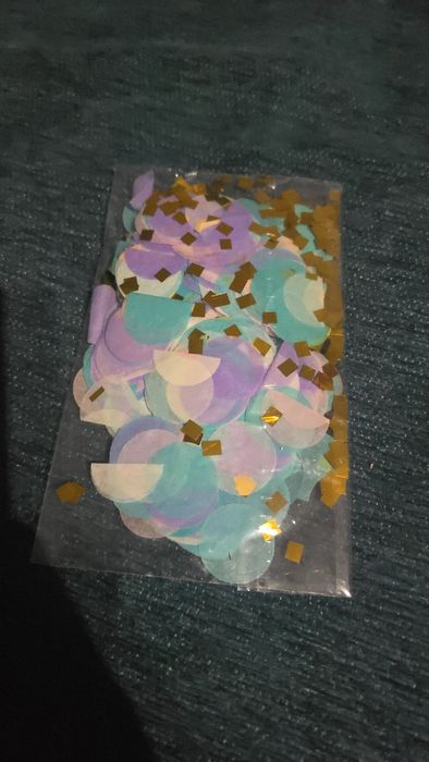 Konfetti papierowa ozdoba