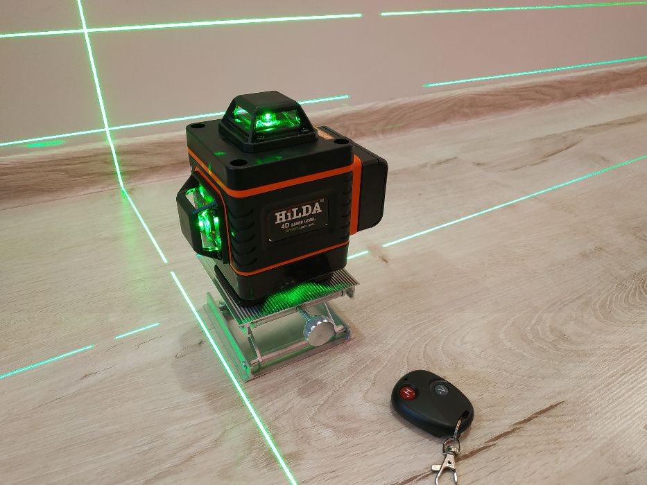 Laser Poziomica 4x360 SAMOPOZIOM / Skosy + PILOT / KALIBRACJA