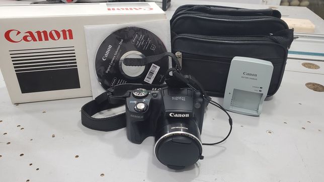 Продам фотоапарат Canon SX500 IS + зарядка + сумка почти как новый
