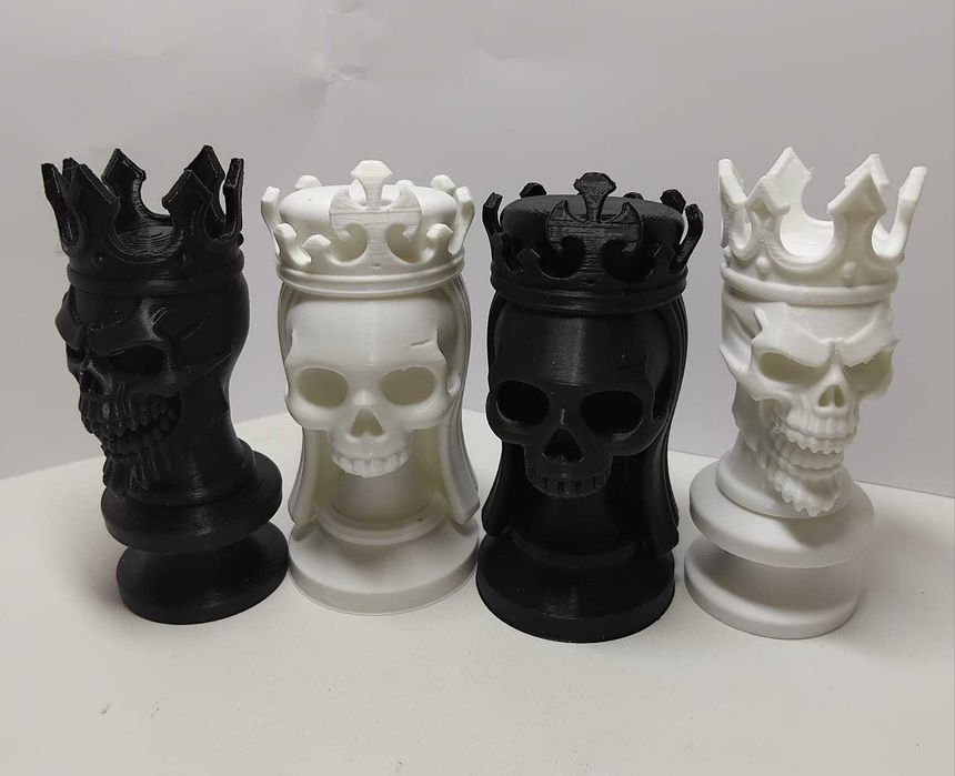 Ексклюзивний набір фігур для шахів“Skull Edition”/ фигуры для шахмат/