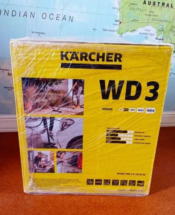 Пилосос Karcher WD3 / пылесос Керхер для сухой и влажной уборки