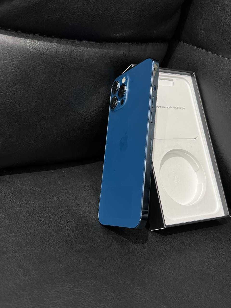 Вживаний iPhone 12 Pro Max 128Gb Pacific blue в Ябко Хрещатик