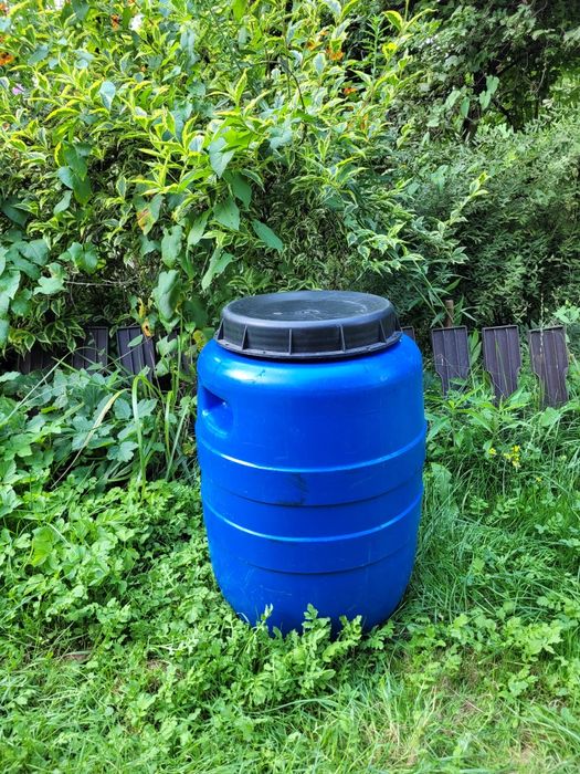 Beczka spożywcza 55 l z pokrywą do koszenia kapusty Krupski Młyn