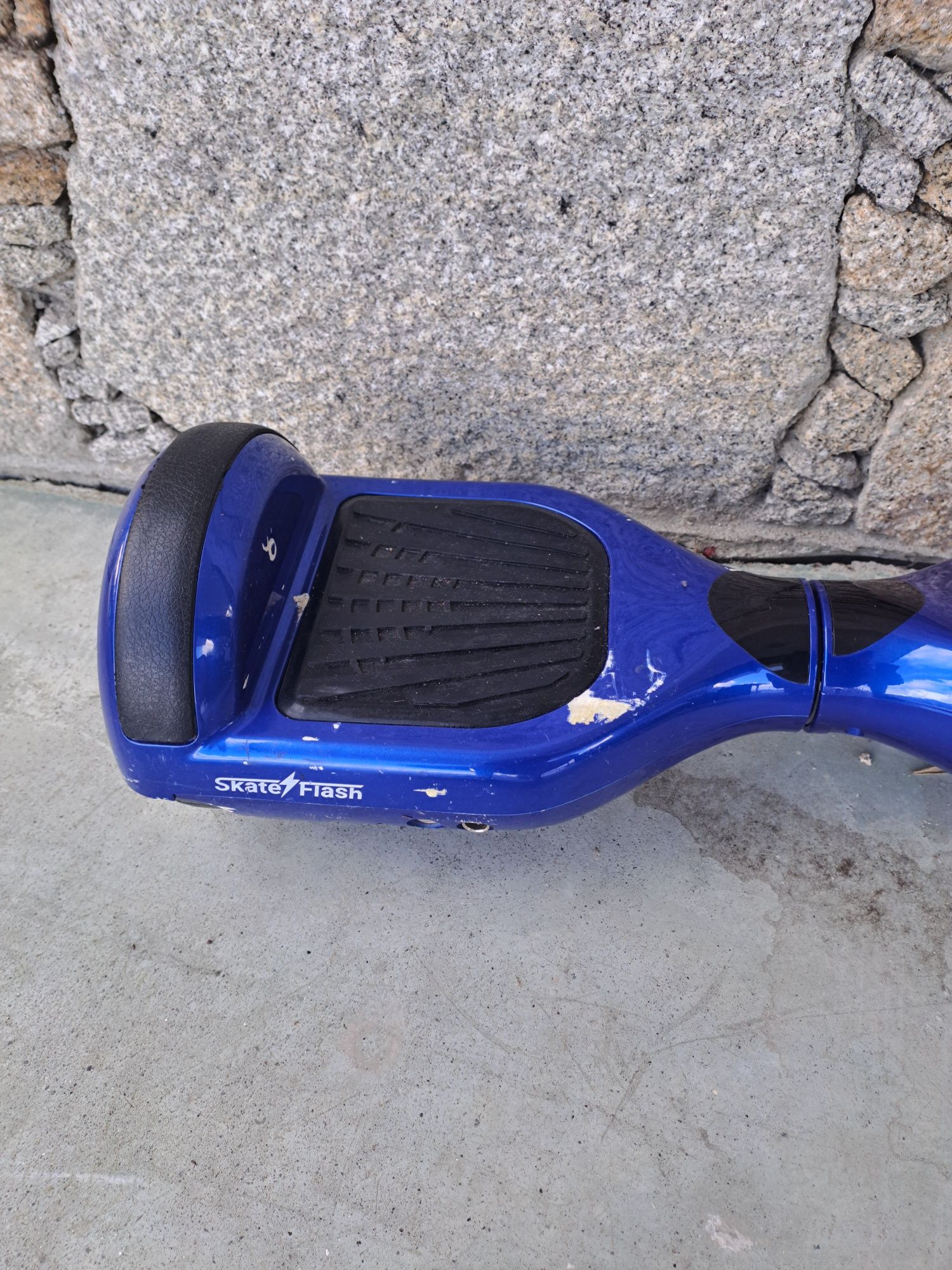 Hoverboard Skate Flash Azul com Hovercart e Saco de Transporte