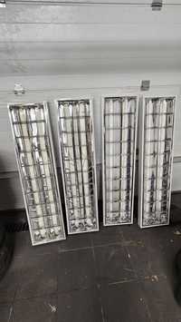 4x lampa oprawa rastrowa 120x30