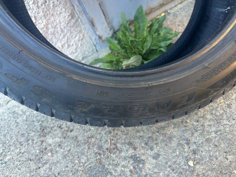Резина Goodyear 245/45 R18 Runflat, шини колесо 19 рік всесезонка літо