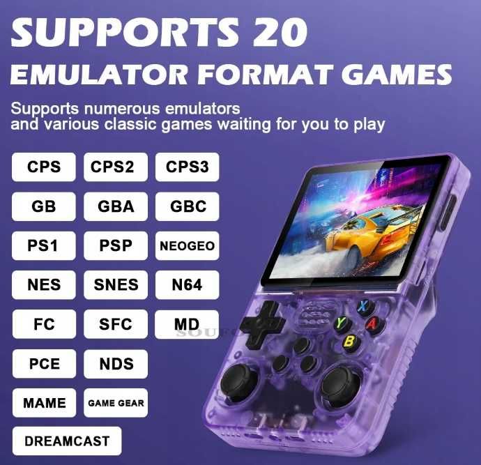 R36S Mini przenośna Retro przenośna konsola do gier 3.5-calowy ttst927