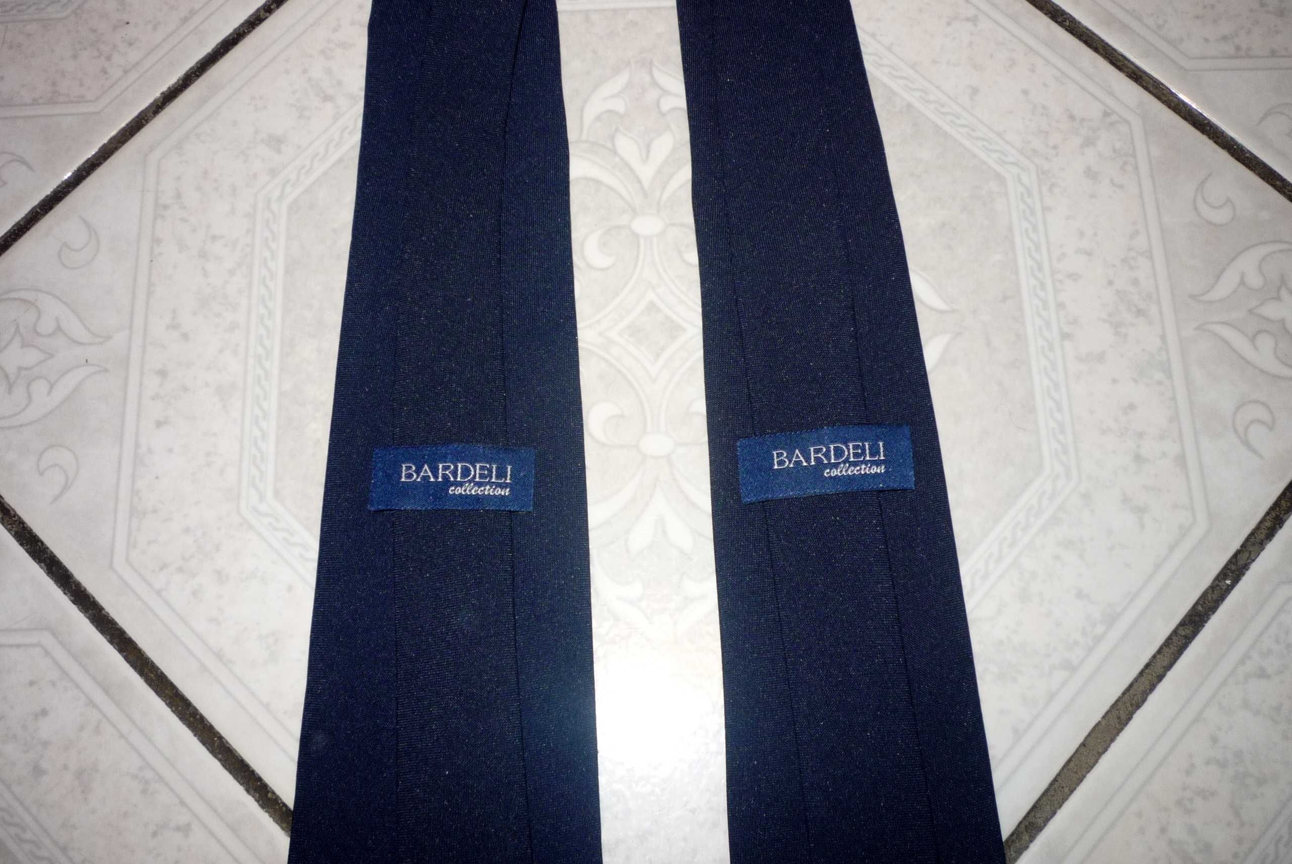 krawat granatowy 2 sztuki bardeli