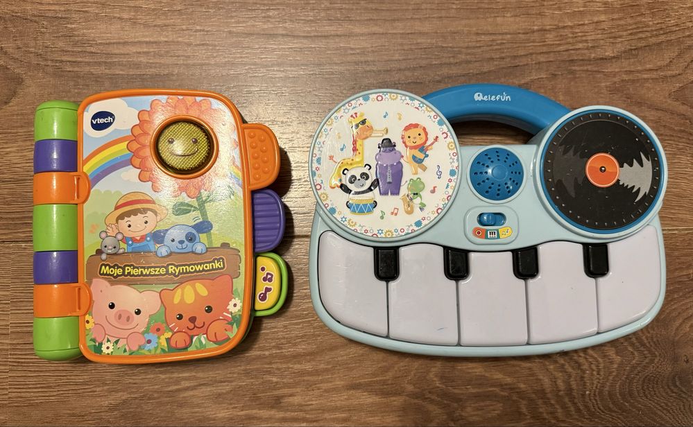 Zabawki interaktywne książeczka Vtech Moje pierwsze rymowanki pianinko