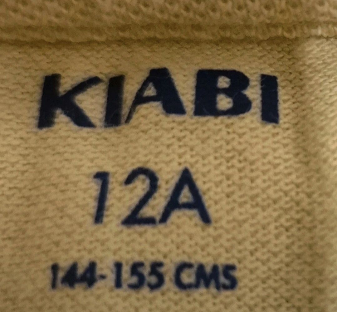 Polo Kiabi Amarelo Tam 12