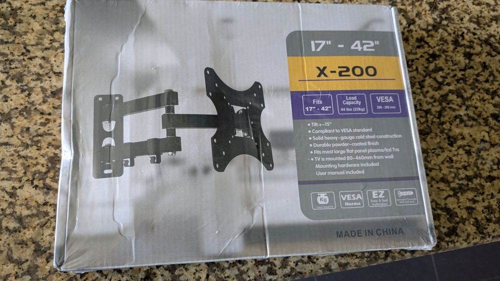 Suporte de TV Até 42" novo nunca aberto