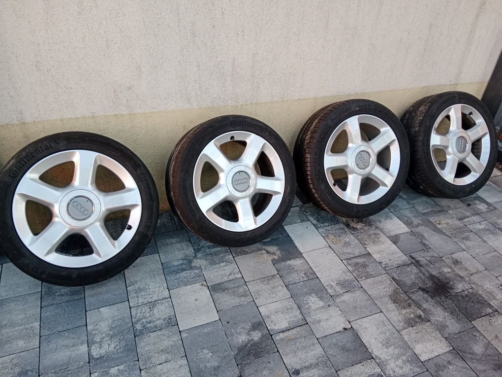 Felgi aluminiowe r 17 Audi oryginalne 7,5 Jx17 H2 ET 45