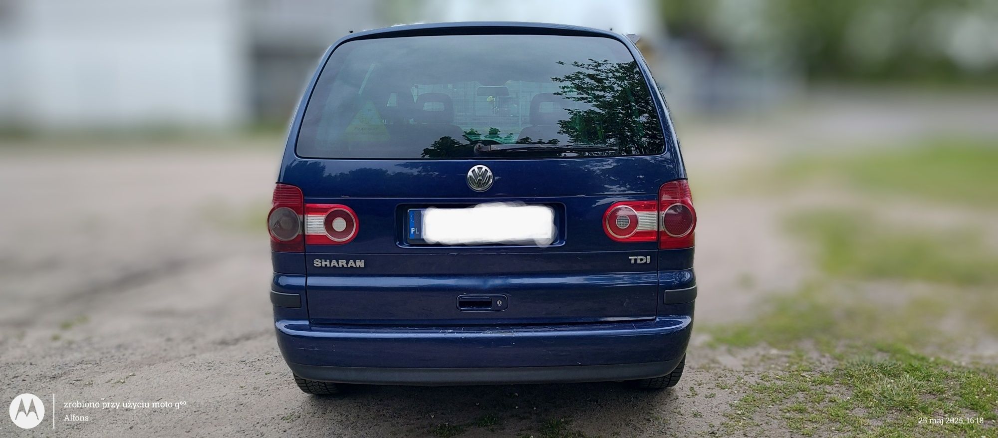VW Sharan 1.9 TDI Automat • Jeździ  • Do poprawek • 7 os