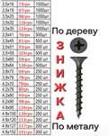 Саморізи по дереву та металу саморезы