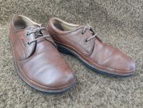 Туфлі , мокасини шкіра оригінал  Clarks 44 розмір.