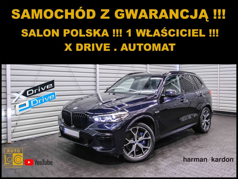 BMW X5 M PAKIET + XDRIVE + Automat + Salon POLSKA + 1 Właściciel !!!