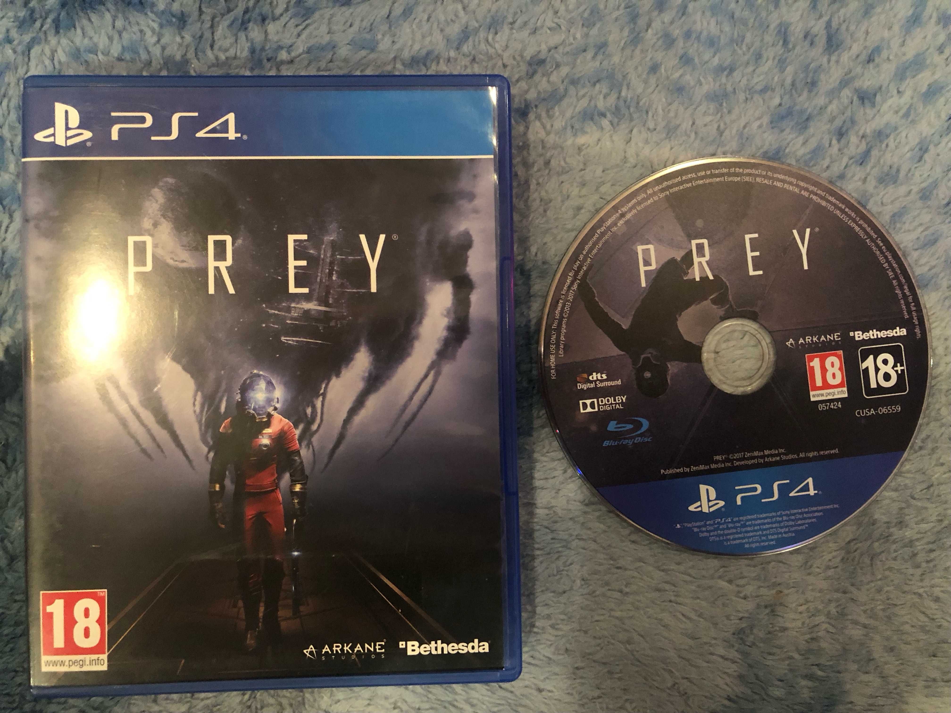 PREY - PS4 - Polski DUBBING PL - Unikat - jak NOWA