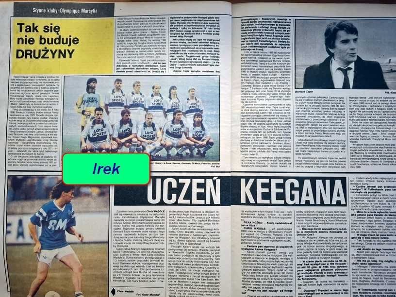 Miesięcznik "Piłka Nożna - Magazyn" - rocznik 1990