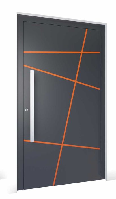 Drzwi aluminiowe z panelem nakładkowym winchester 1380 mm x 2100 mm