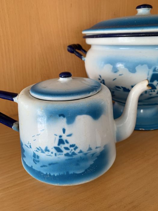 Conjunto de 3 peças de esmalte