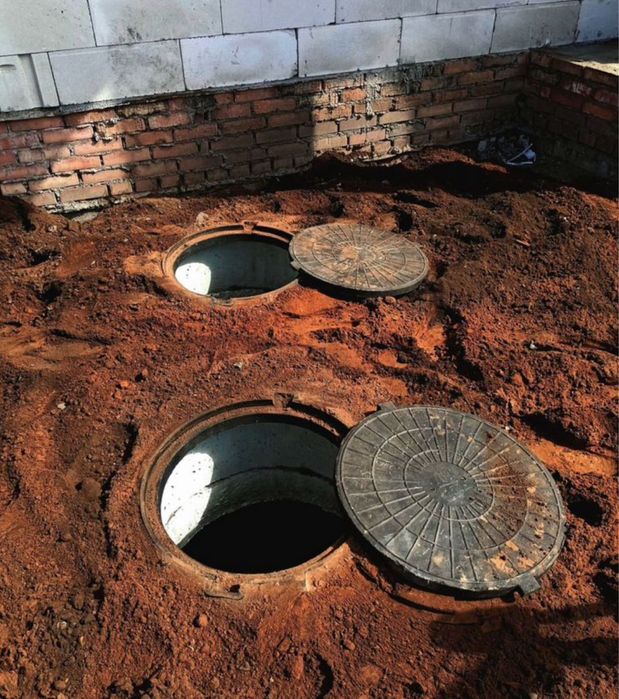 Копка ями септик каналізація бетонні кільця під ключ 8/9/22 м3