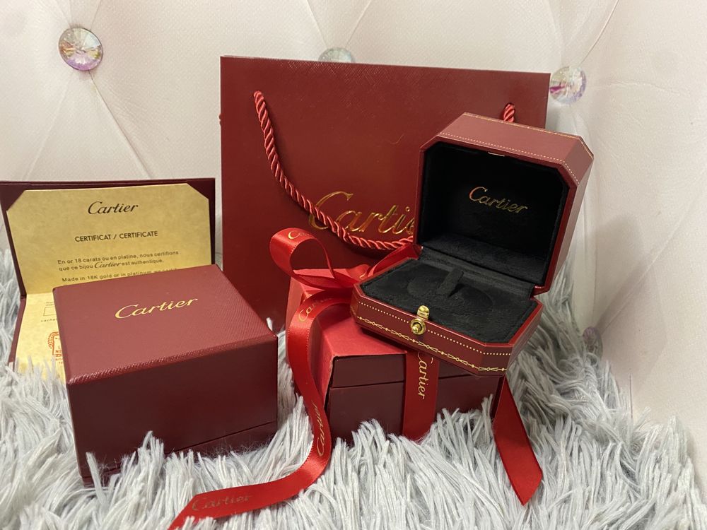 Коробок Cartier Картьє під колечко.Люкс.Нова