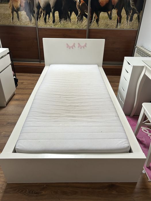 Łozko pojedyńcze z ikei 90x200