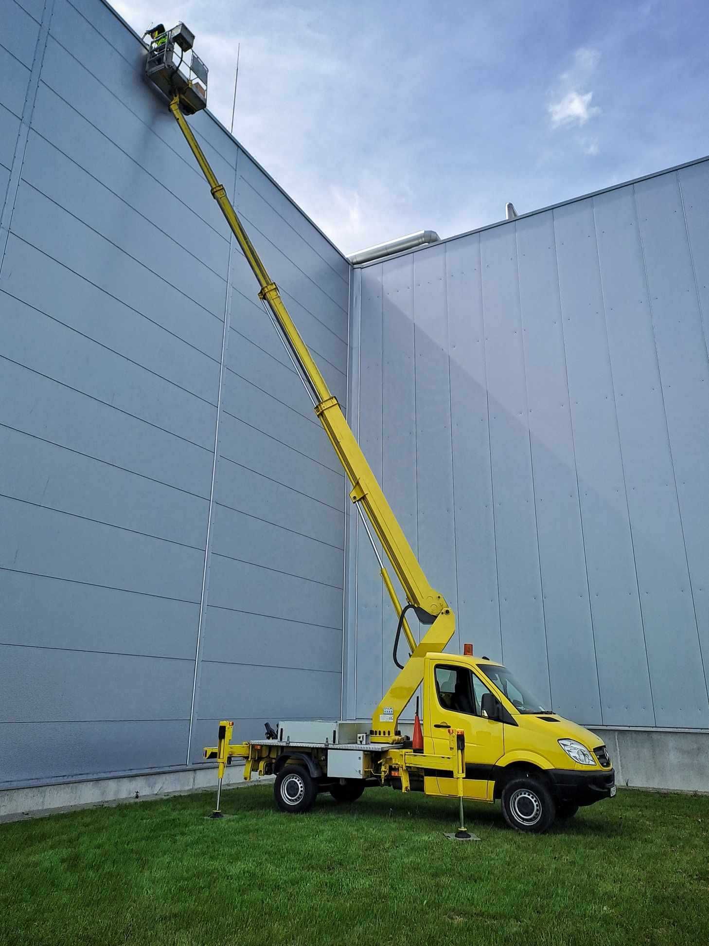 Wynajmę podnośnik koszowy, zwyżka od 18 do 53m wysokości