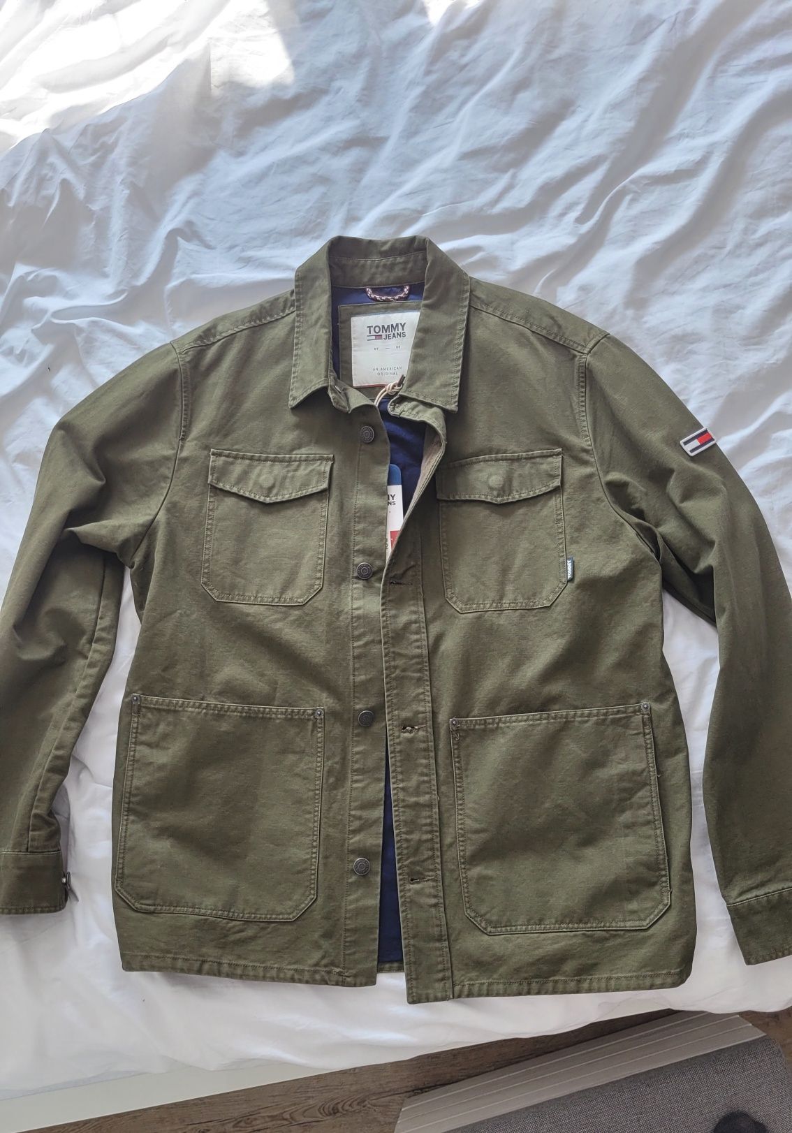 Tommy Jeans Koszula/Kurtka militarny styl XL