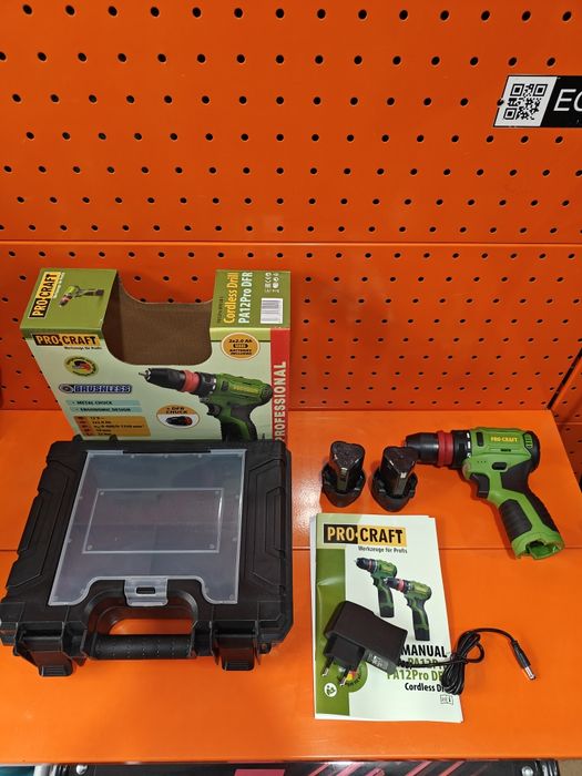Шуруповерт Procraft PA12Pro DFR (2 акб)