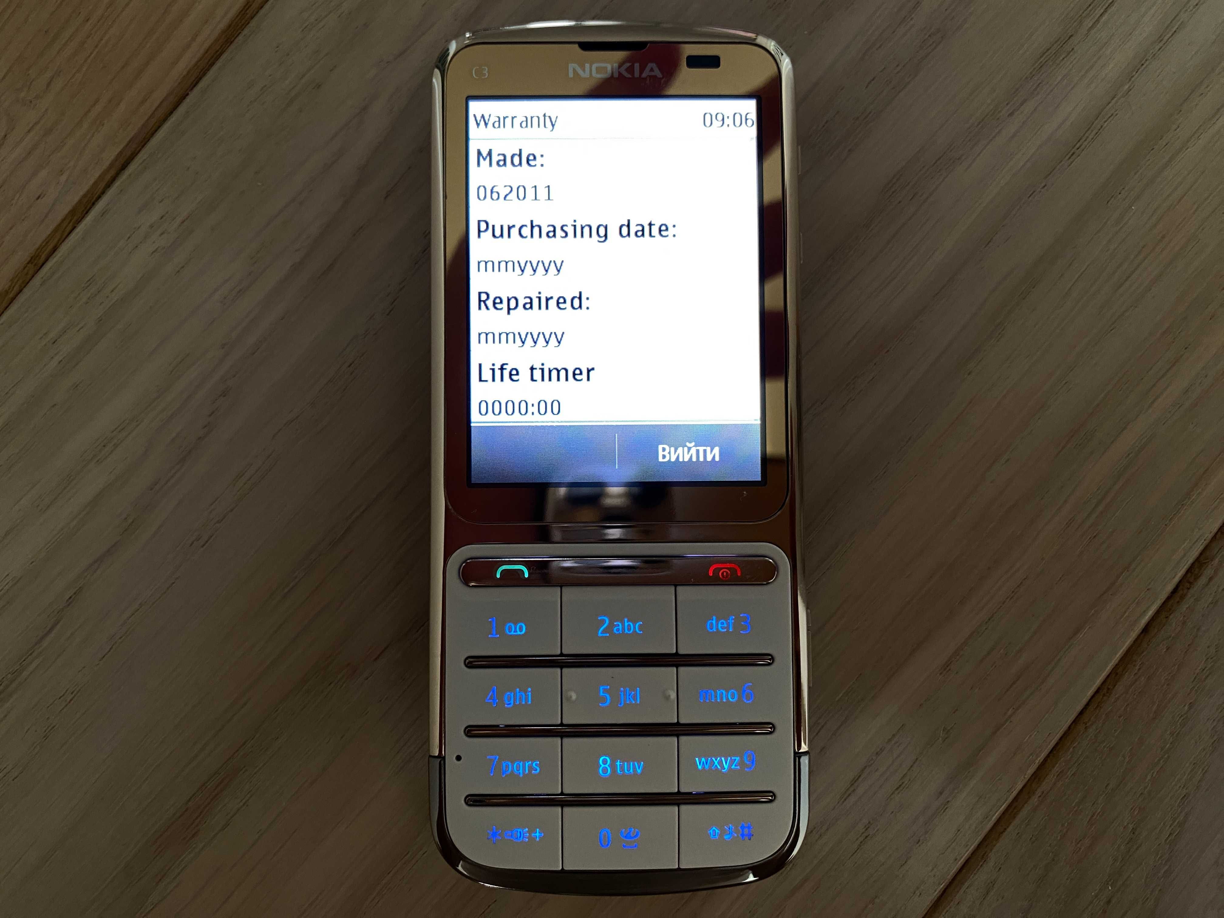 Nokia C3-01 Gold - НОВИЙ ! - Оригінал ! - Luxury phone vintage ретро
