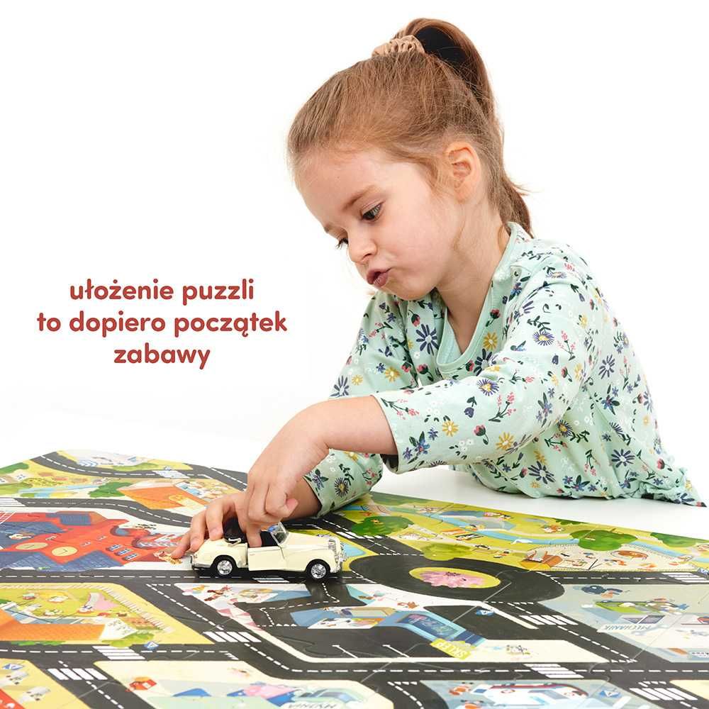 CZUCZU DUUUŻE PUZZLE Droga dla pojazdów CZU CZU 3+