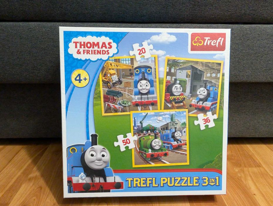 Puzzle Tomek i przyjaciele 3 in 1