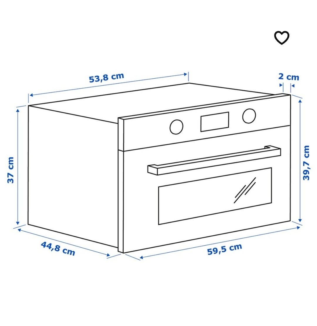 IKEA Kuchenka mikrofala mikrofalówka biała