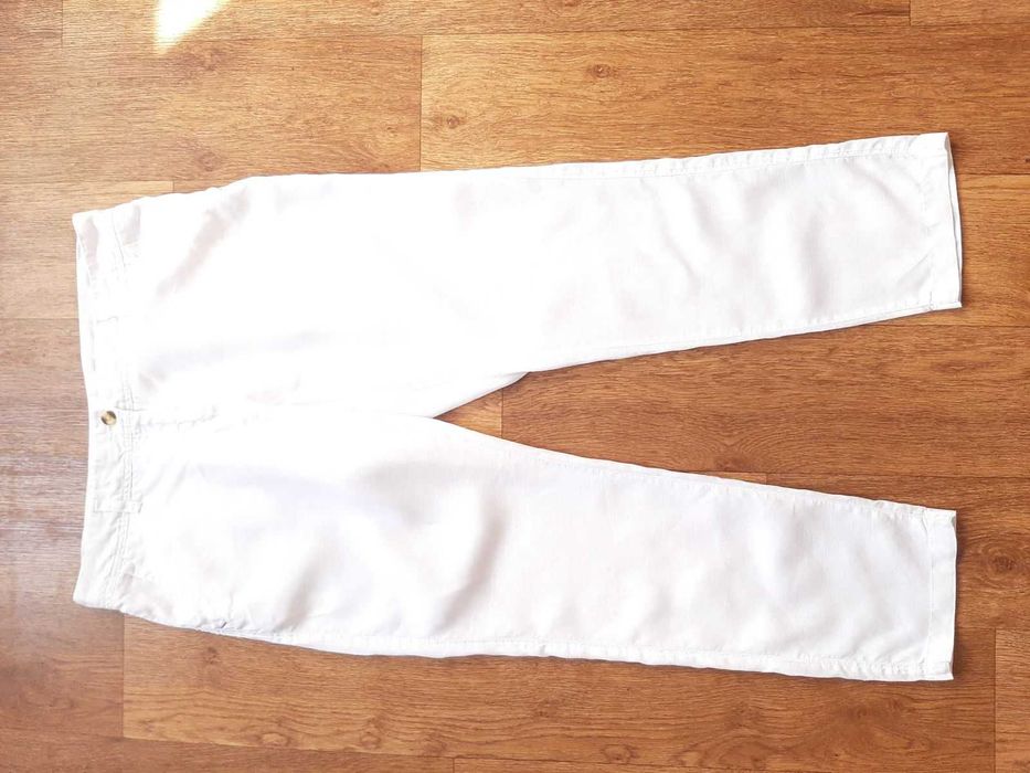 Брюки білі лляні Falmer Heritage англія розмір uk 16 льон 100%