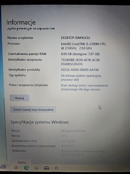 Lenovo IdeaPad Z580, karta GeForce