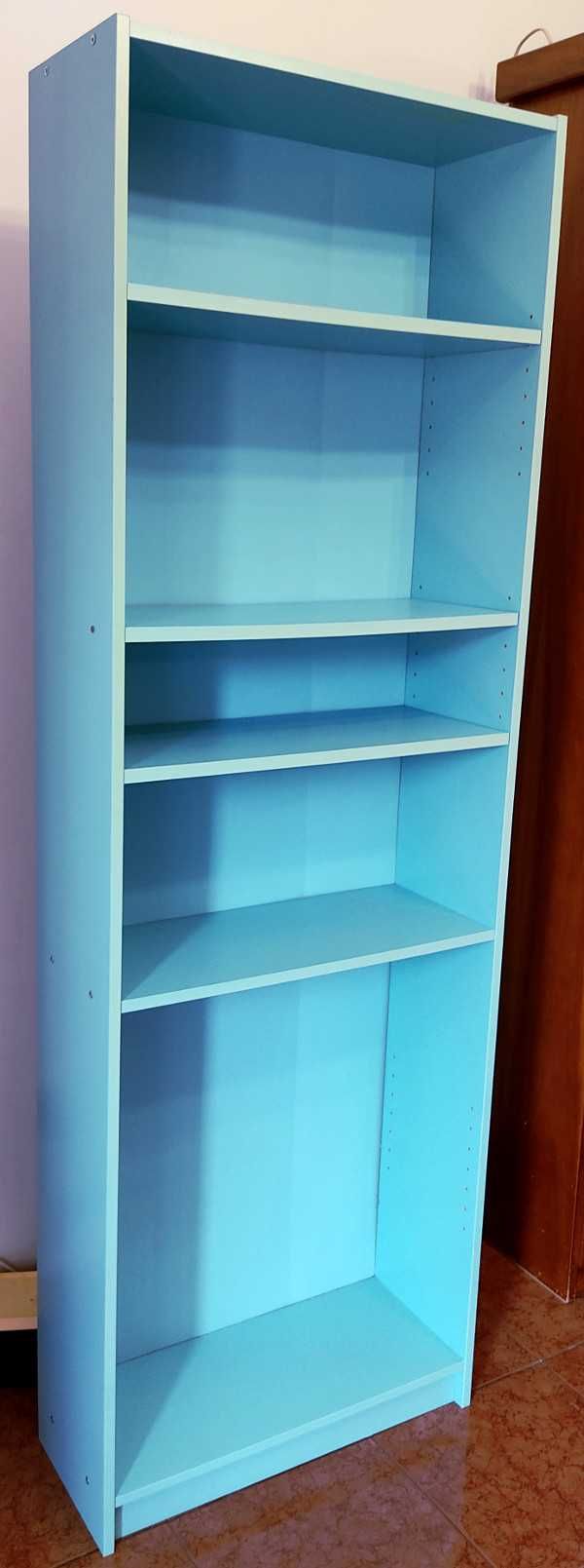 Estante GERSBY azul, sem portas